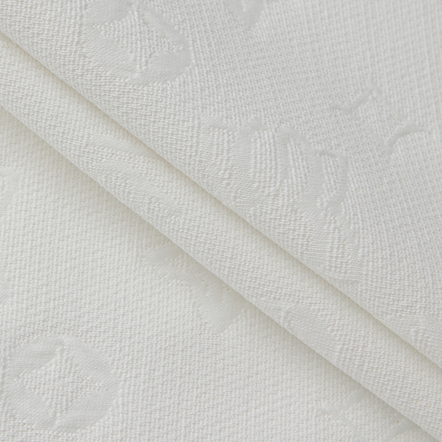 사우스케이프 여성 모노그램 하프넥 반팔 티셔츠_화이트