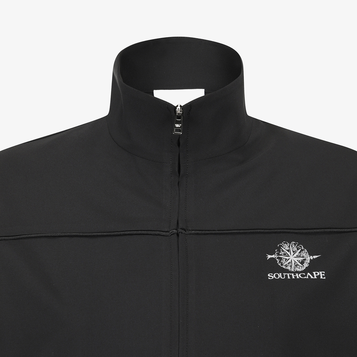 여성 사우스크로스 트리밍 디테일 점퍼_블랙