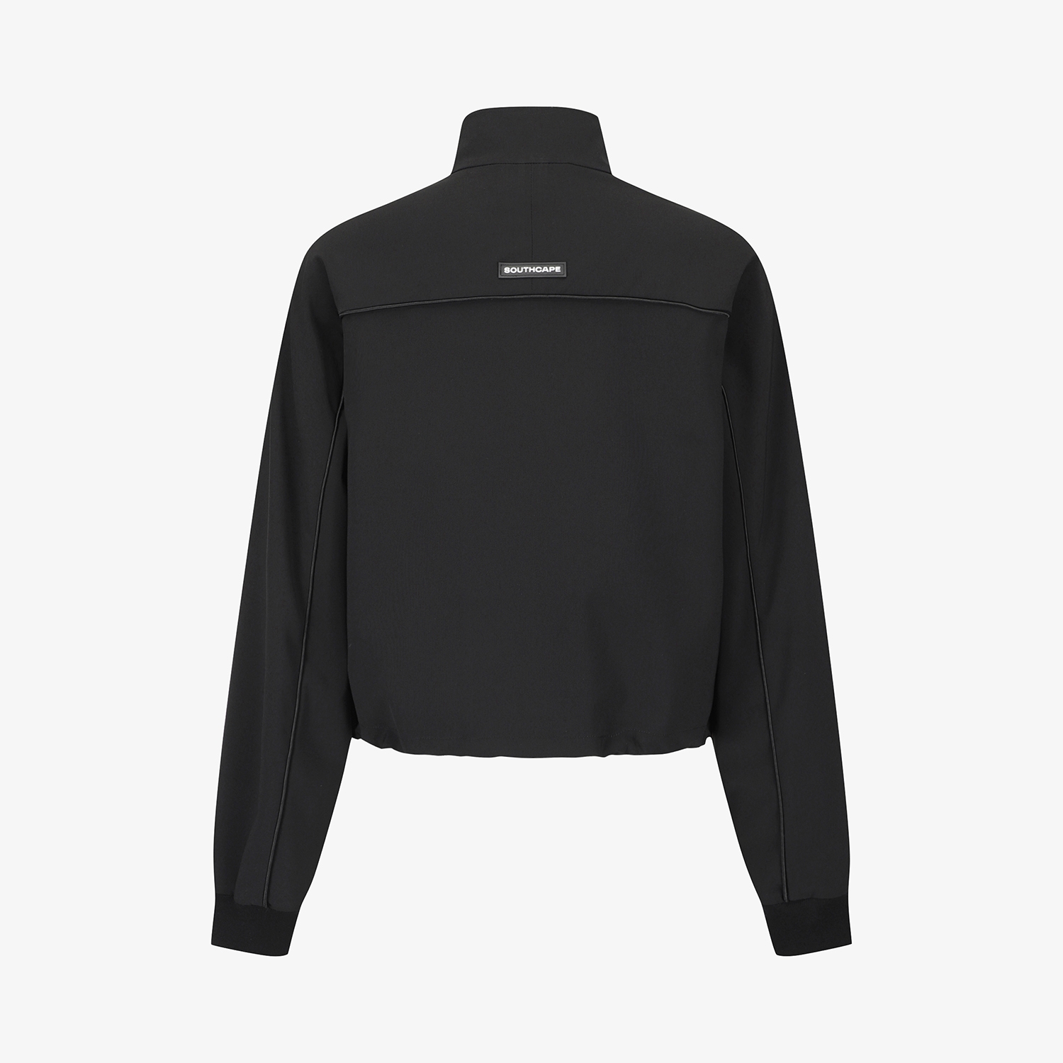 여성 사우스크로스 트리밍 디테일 점퍼_블랙