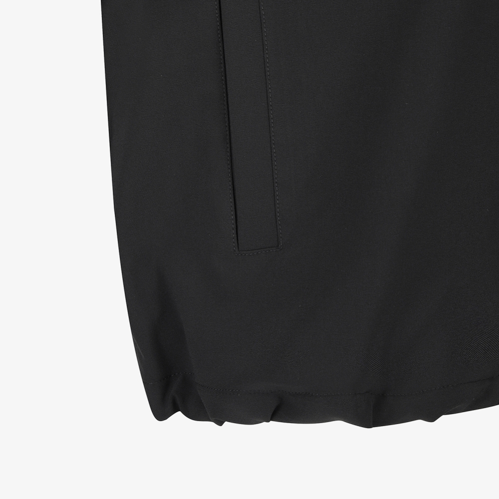 여성 사우스크로스 트리밍 디테일 점퍼_블랙