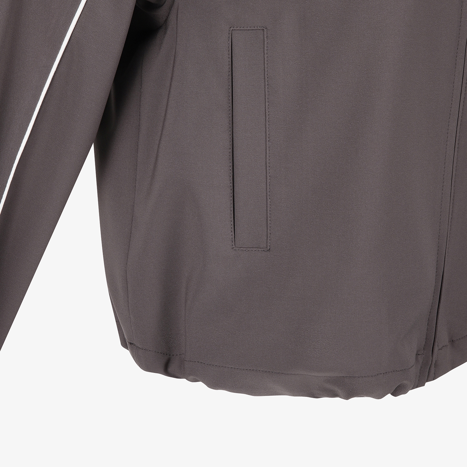 여성 사우스크로스 트리밍 디테일 점퍼_다크 브라운