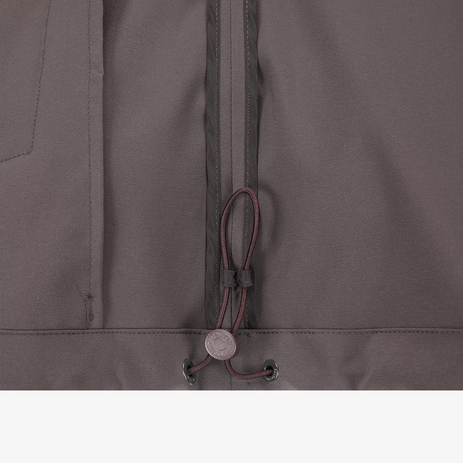 여성 사우스크로스 트리밍 디테일 점퍼_다크 브라운