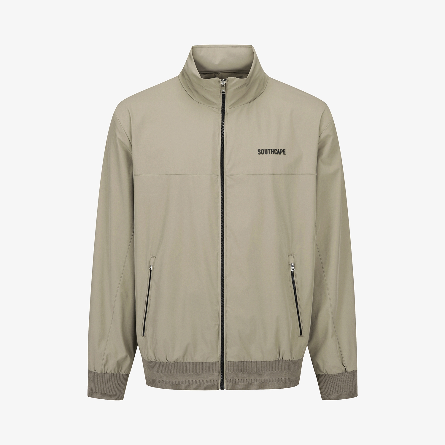 사우스케이프 남성 컴포트 집업 점퍼_카키 베이지