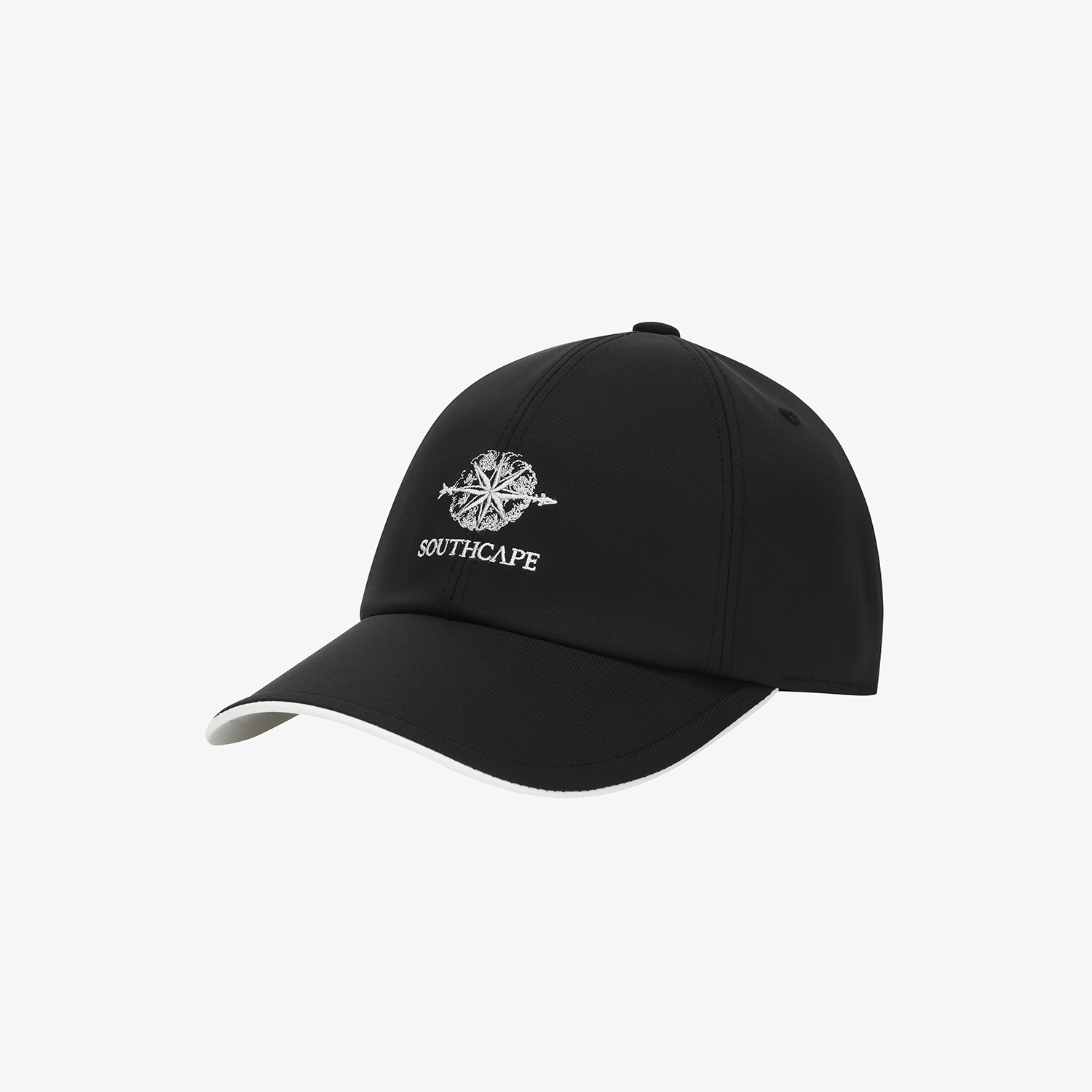 사우스크로스 유니 배색 로고 볼 캡_블랙