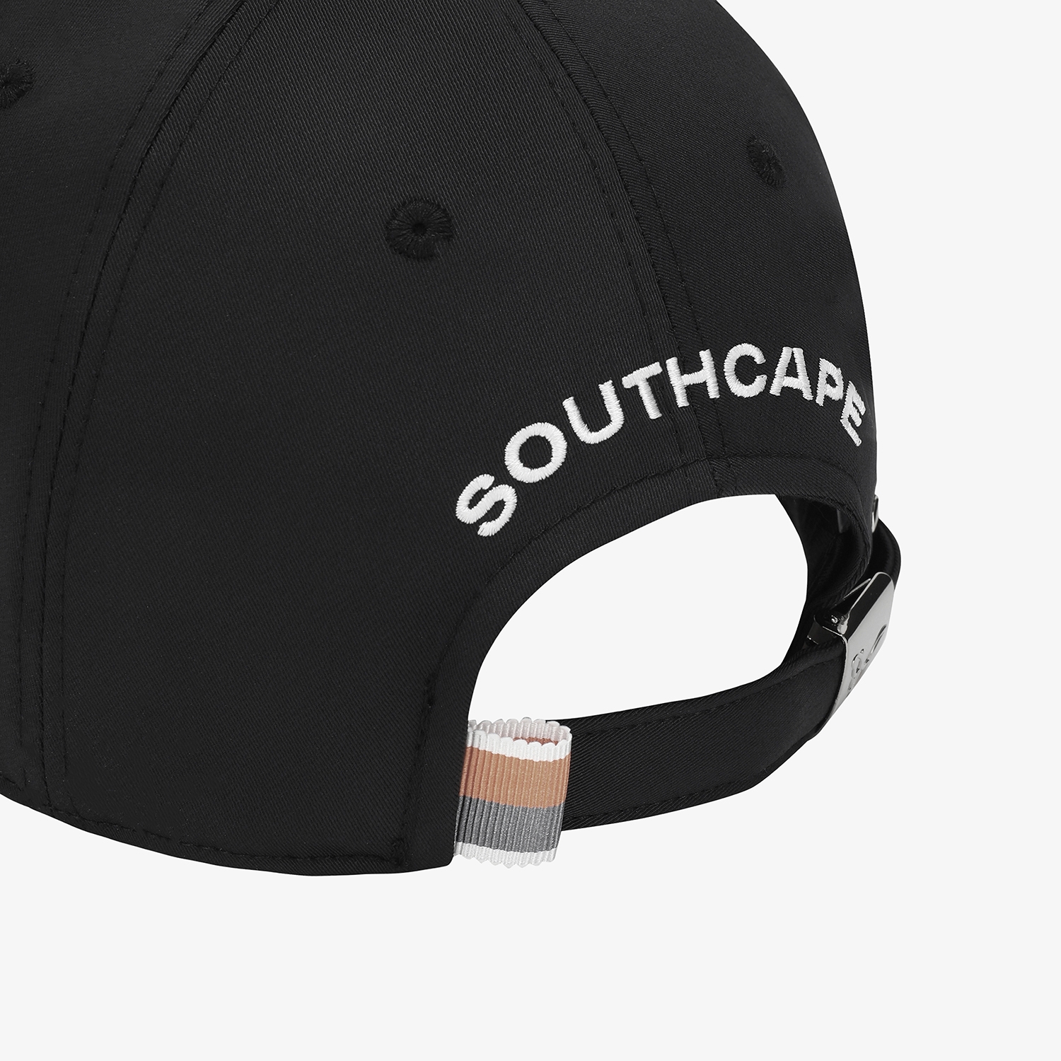 사우스크로스 유니 배색 로고 볼 캡_블랙