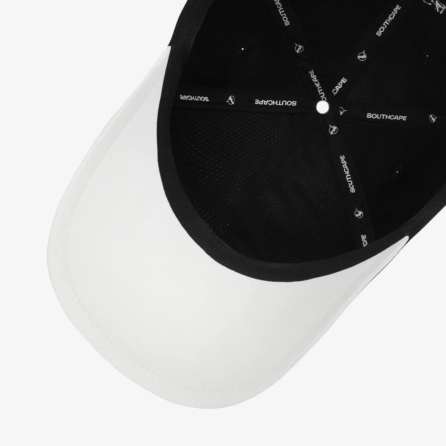 사우스크로스 유니 배색 로고 볼 캡_블랙