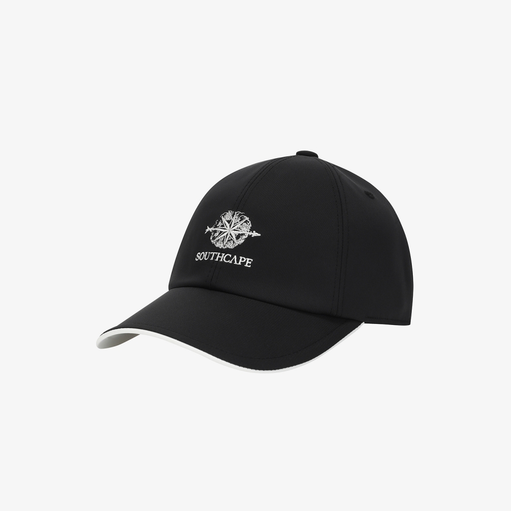 사우스크로스 유니 배색 로고 볼 캡_블랙