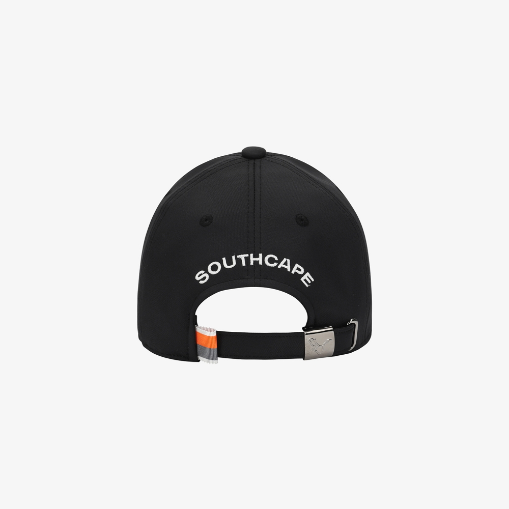 사우스크로스 유니 배색 로고 볼 캡_블랙