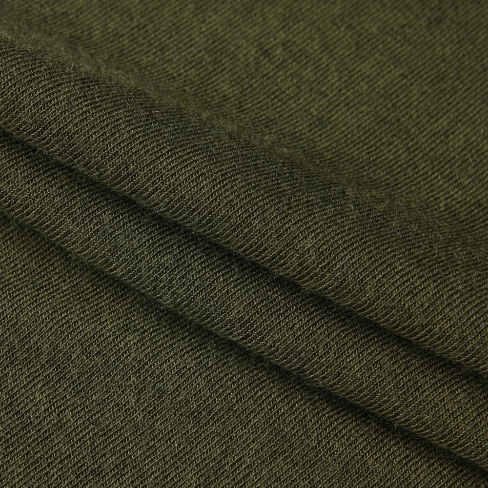 사우스케이프 여성 배색 하이넥 베이스레이어_카키