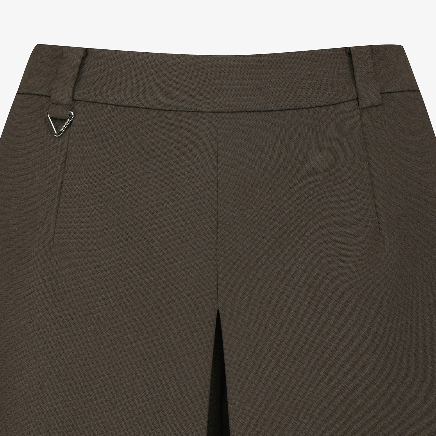 사우스케이프 여성 미디 스커트 팬츠_다크 브라운