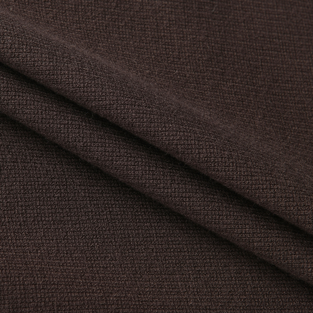 여성 사우스크로스 브이넥 니트 베스트_브라운