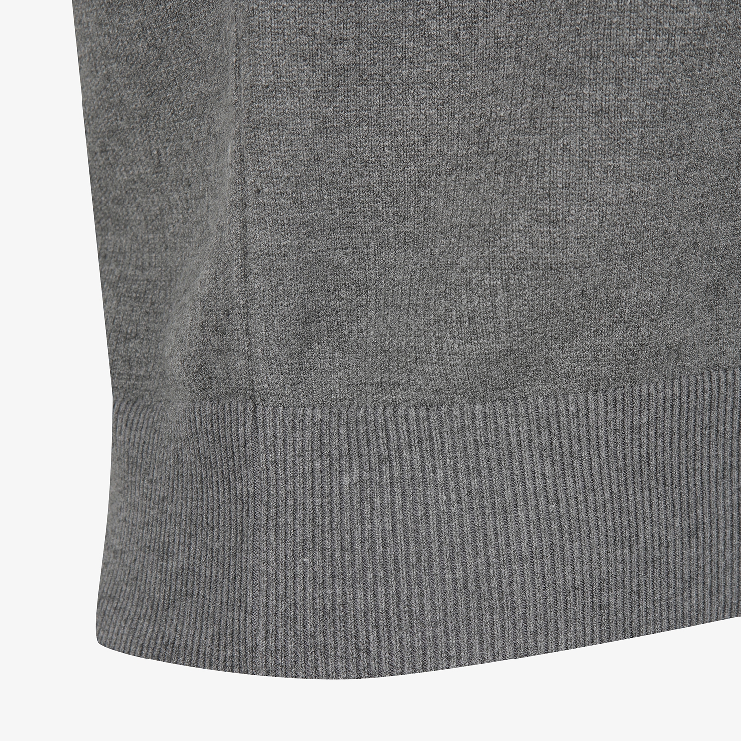 여성 사우스크로스 브이넥 니트 베스트_그레이