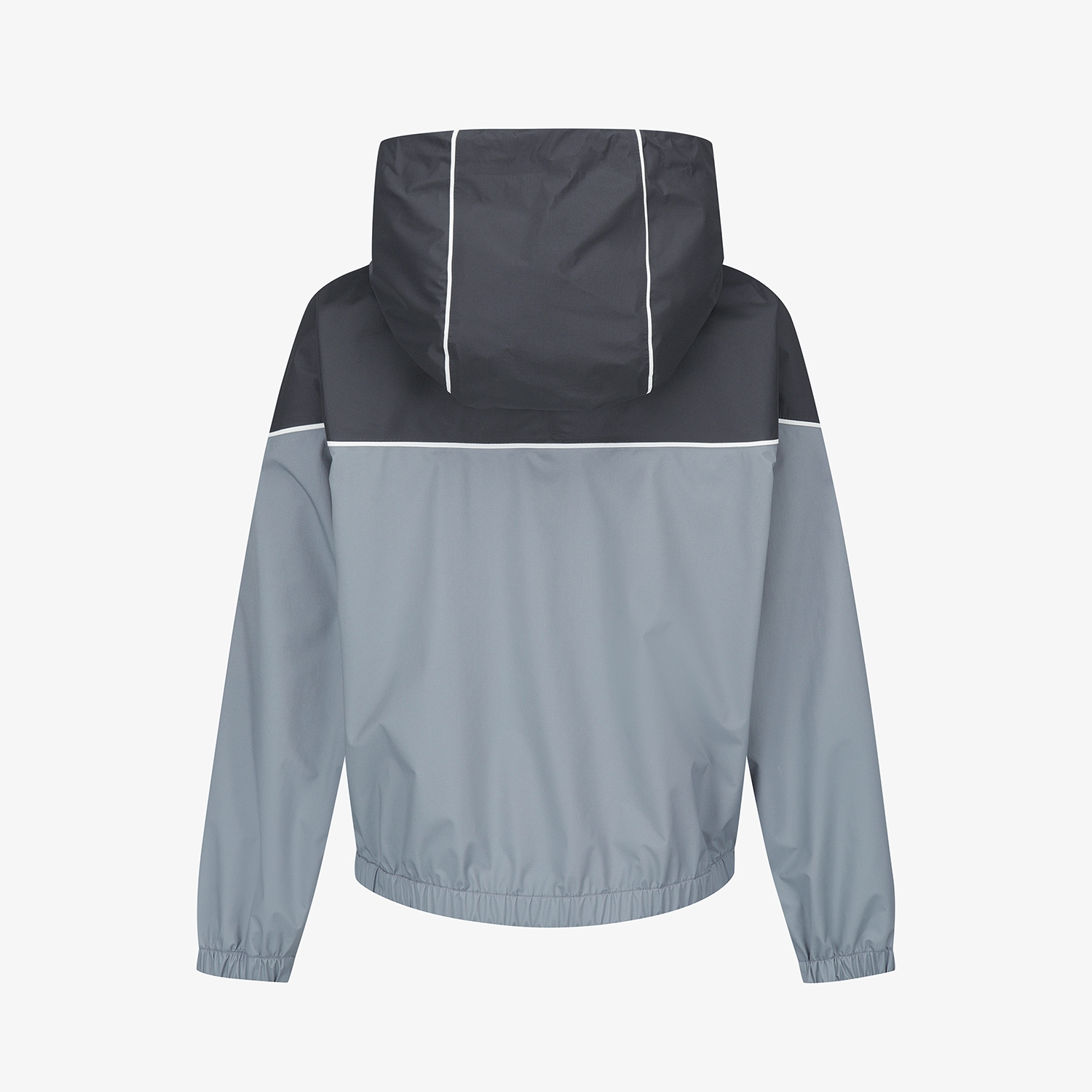 여성 사우스크로스 컬러 블럭 라이트 레인 자켓_라이트 그레이