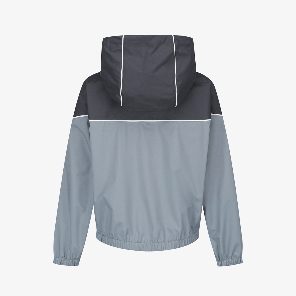 여성 사우스크로스 컬러 블럭 라이트 레인 자켓_라이트 그레이