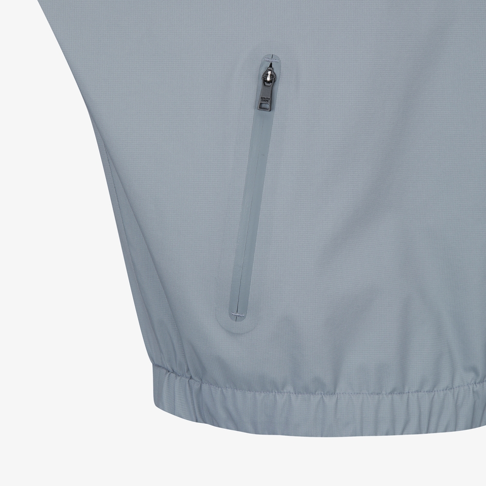 여성 사우스크로스 컬러 블럭 라이트 레인 자켓_라이트 그레이