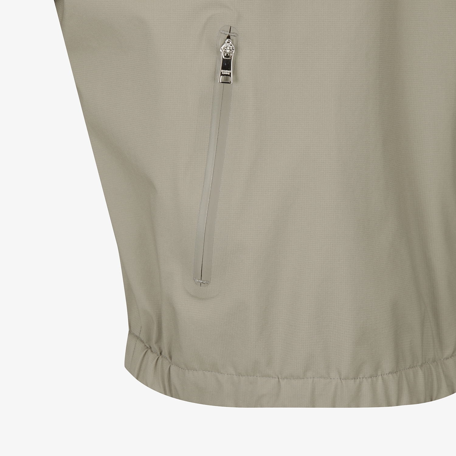 여성 사우스크로스 컬러 블럭 라이트 레인 자켓_세피아