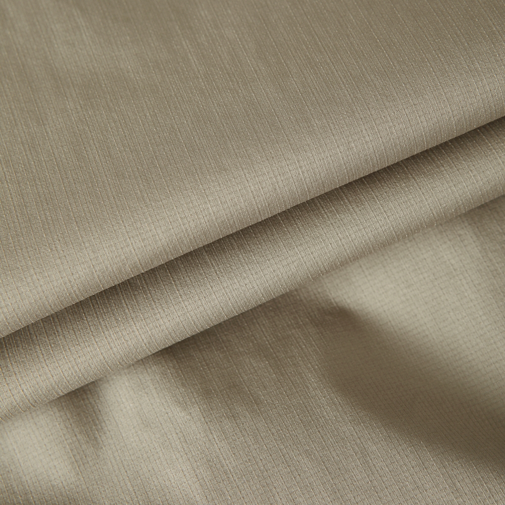 여성 사우스크로스 컬러 블럭 라이트 레인 자켓_세피아