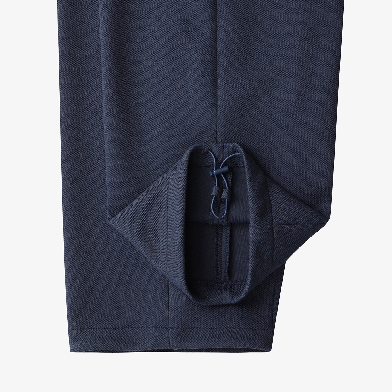 여성 사우스크로스 핀턱 와이드 저지 팬츠_네이비