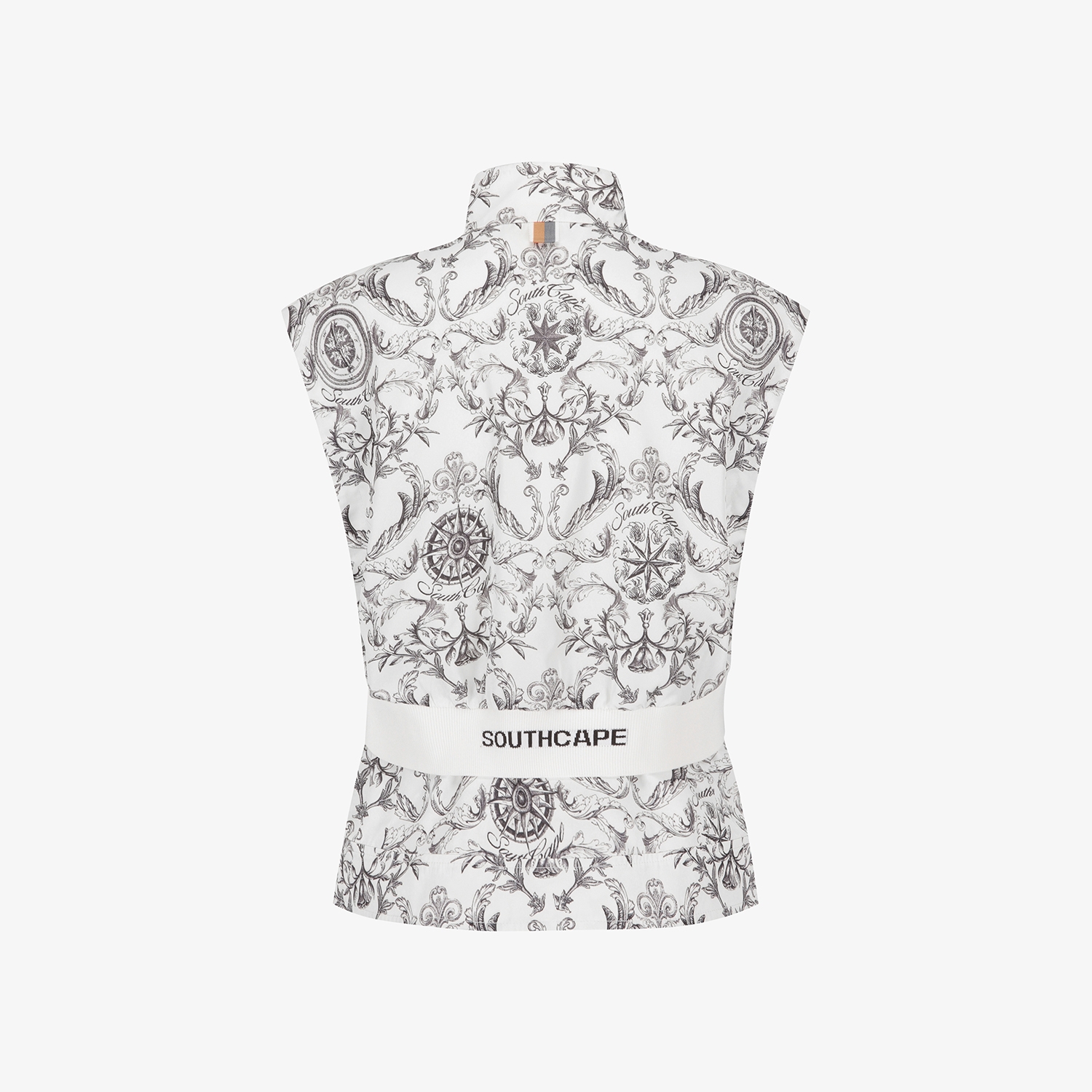 여성 사우스크로스 절개 라인 베스트_크림