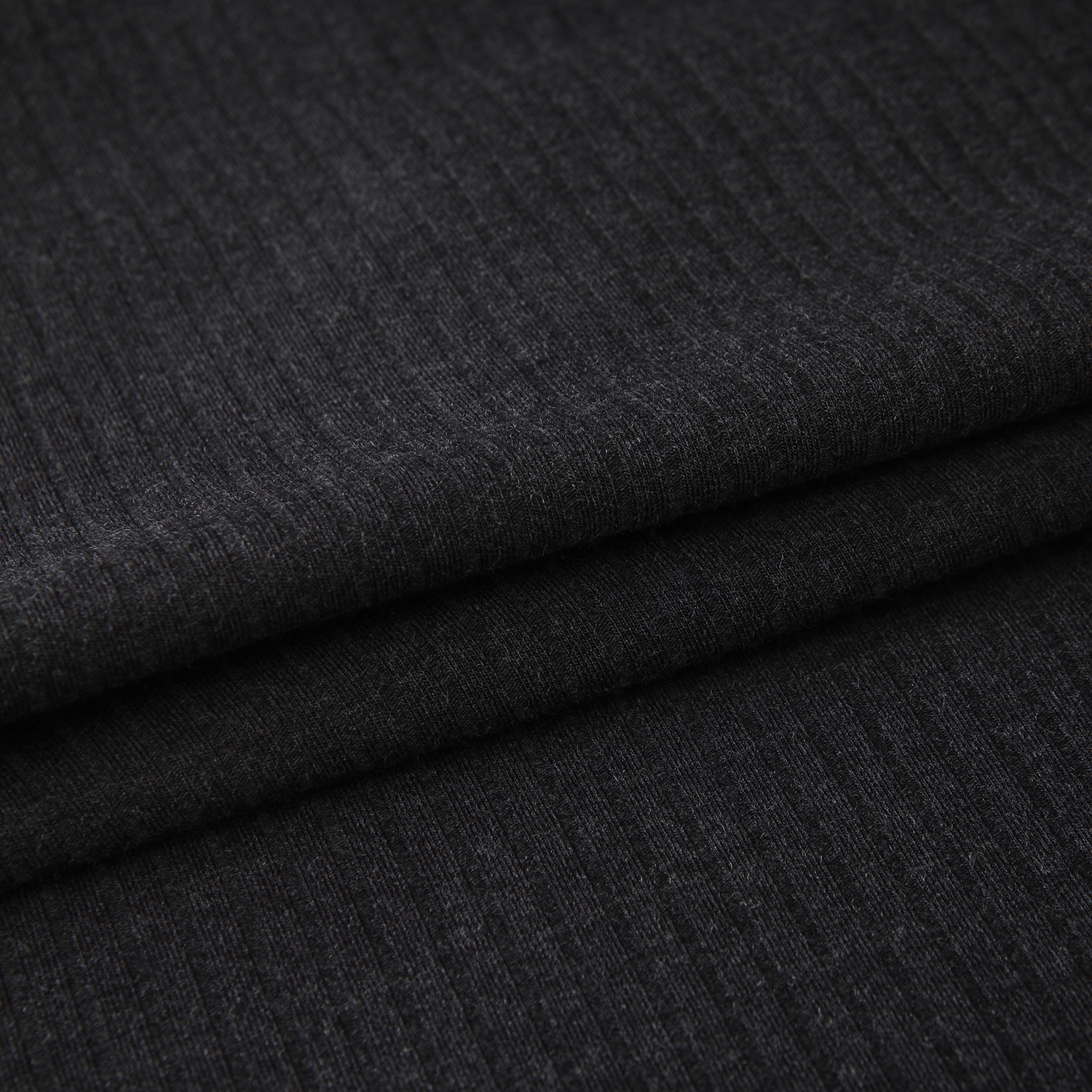 여성 사우스크로스 소프트 터치 골지 카라 티셔츠_차콜 그레이