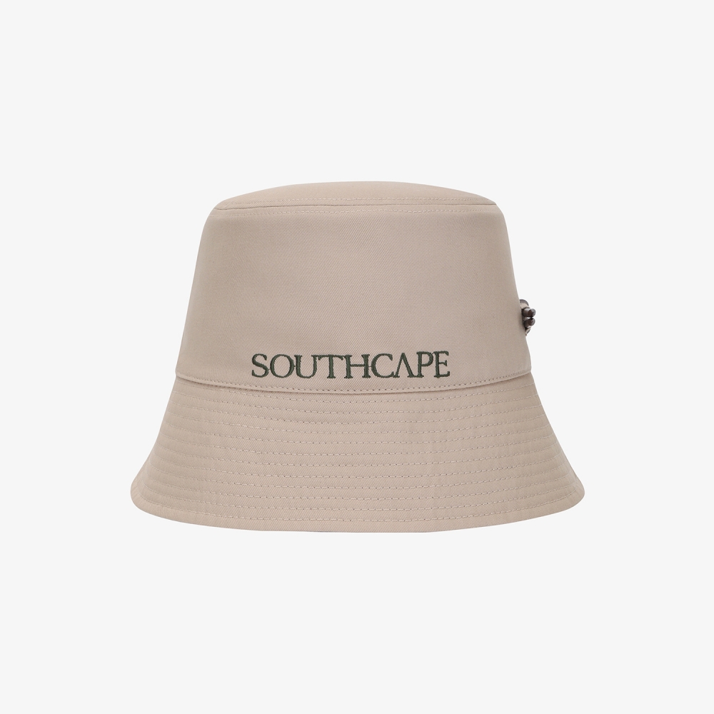 남성 사우스크로스 로고 리버시블 버킷햇_베이지
