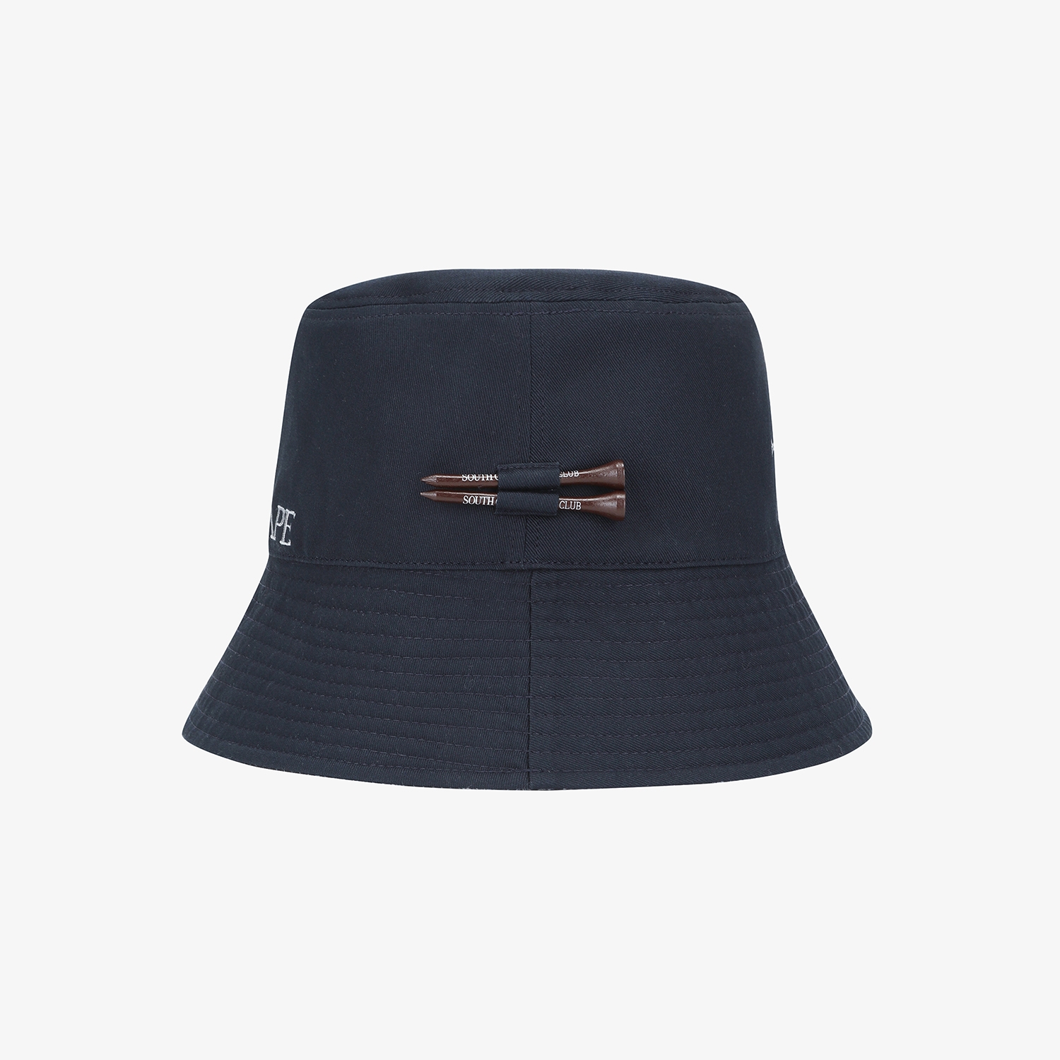 남성 사우스 크로스 로고 리버시블 버킷햇_네이비
