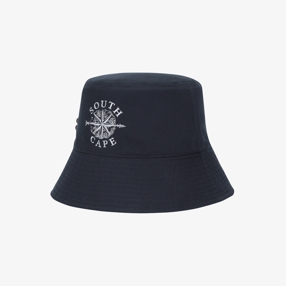 남성 사우스 크로스 로고 리버시블 버킷햇_네이비