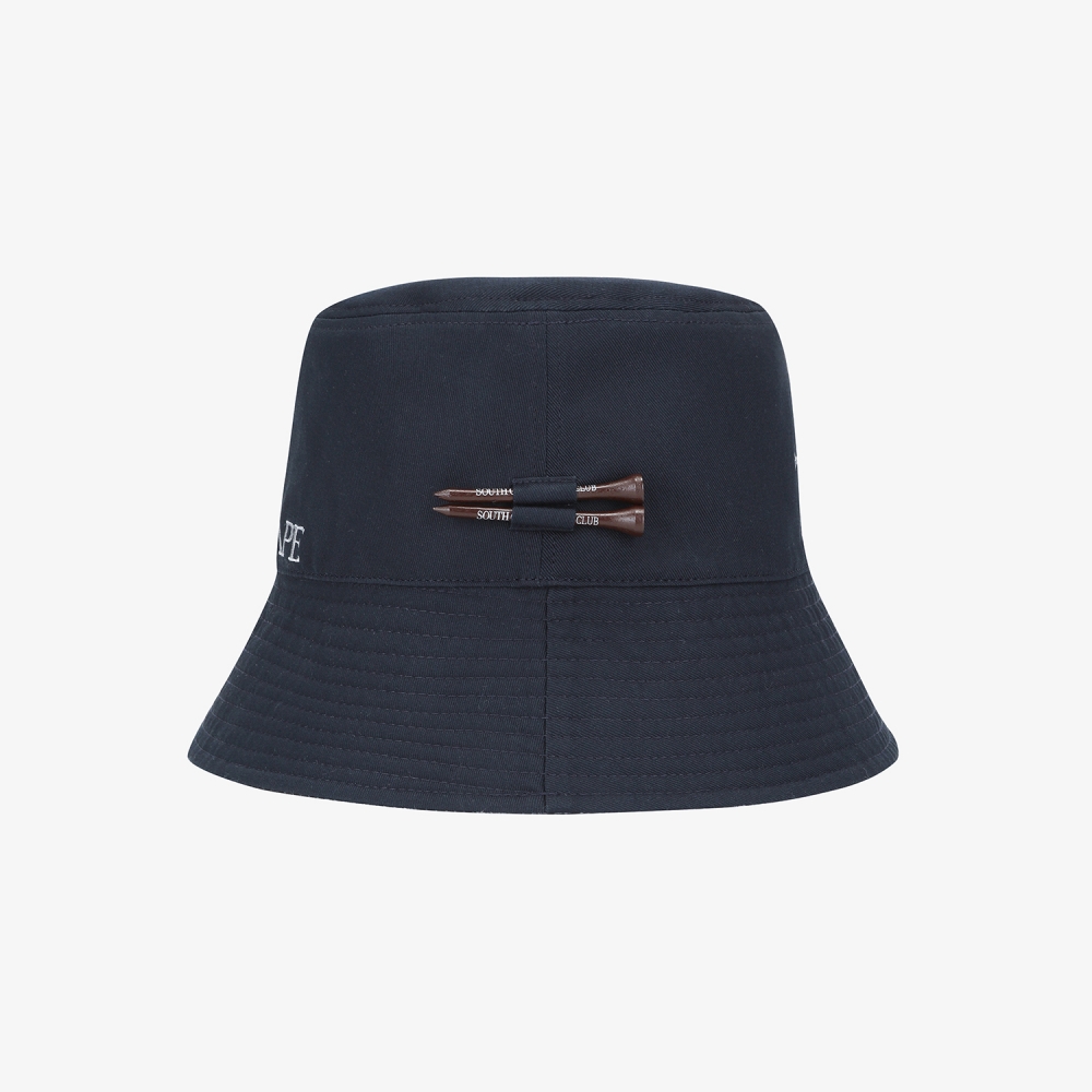 남성 사우스 크로스 로고 리버시블 버킷햇_네이비