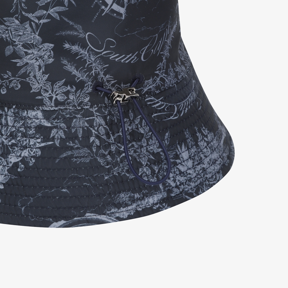 남성 사우스 크로스 로고 리버시블 버킷햇_네이비