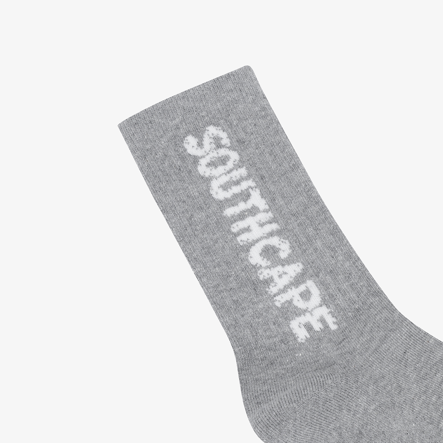 사우스케이프 여성 레터링 로고 삭스_멜란지 그레이