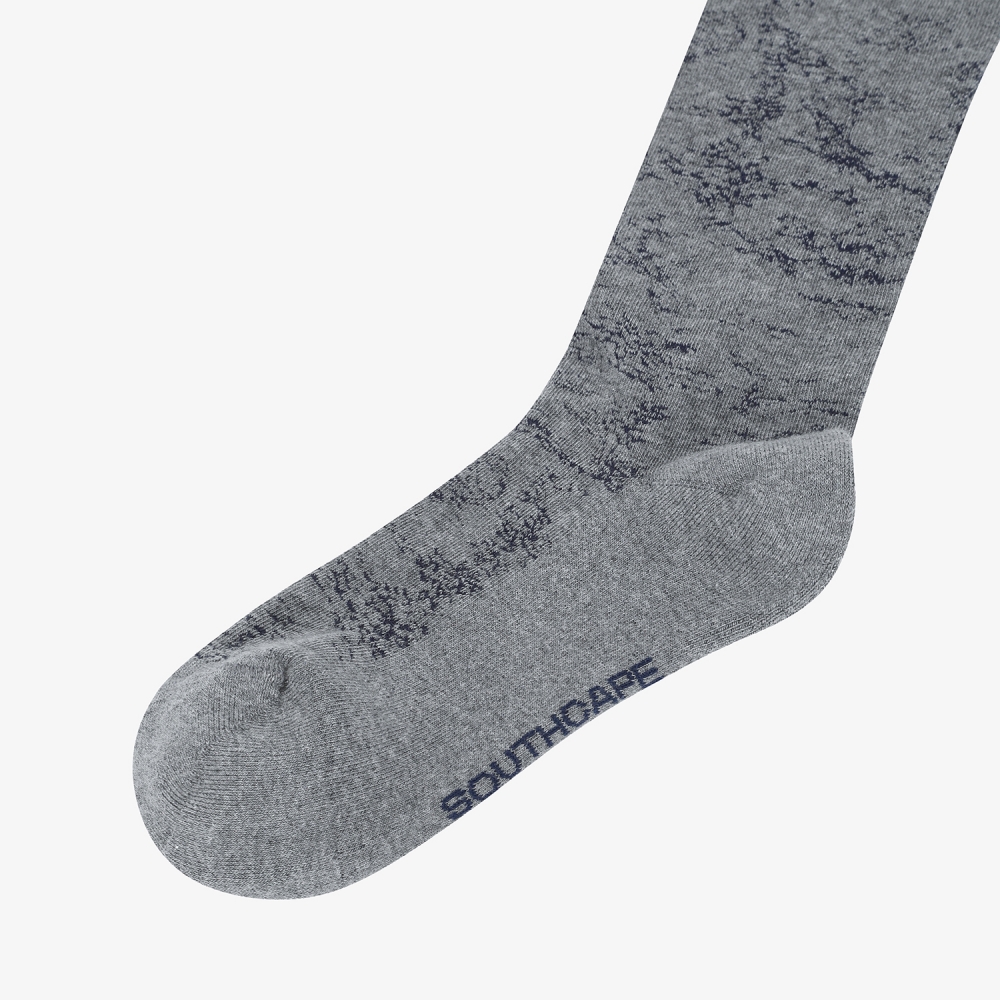 사우스케이프 여성 남해 헤리티지 프린트 니삭스_그레이