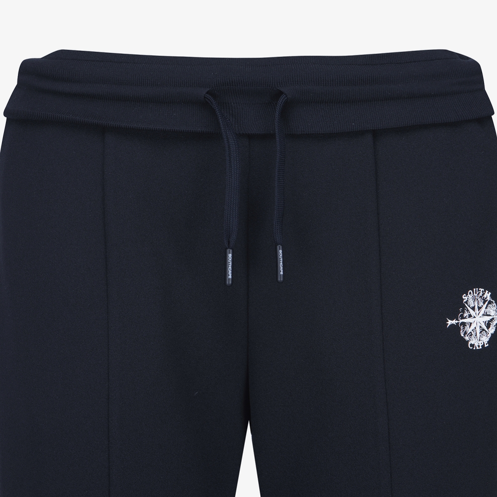 여성 사우스크로스 트리밍 디테일 스트레이트 팬츠_네이비