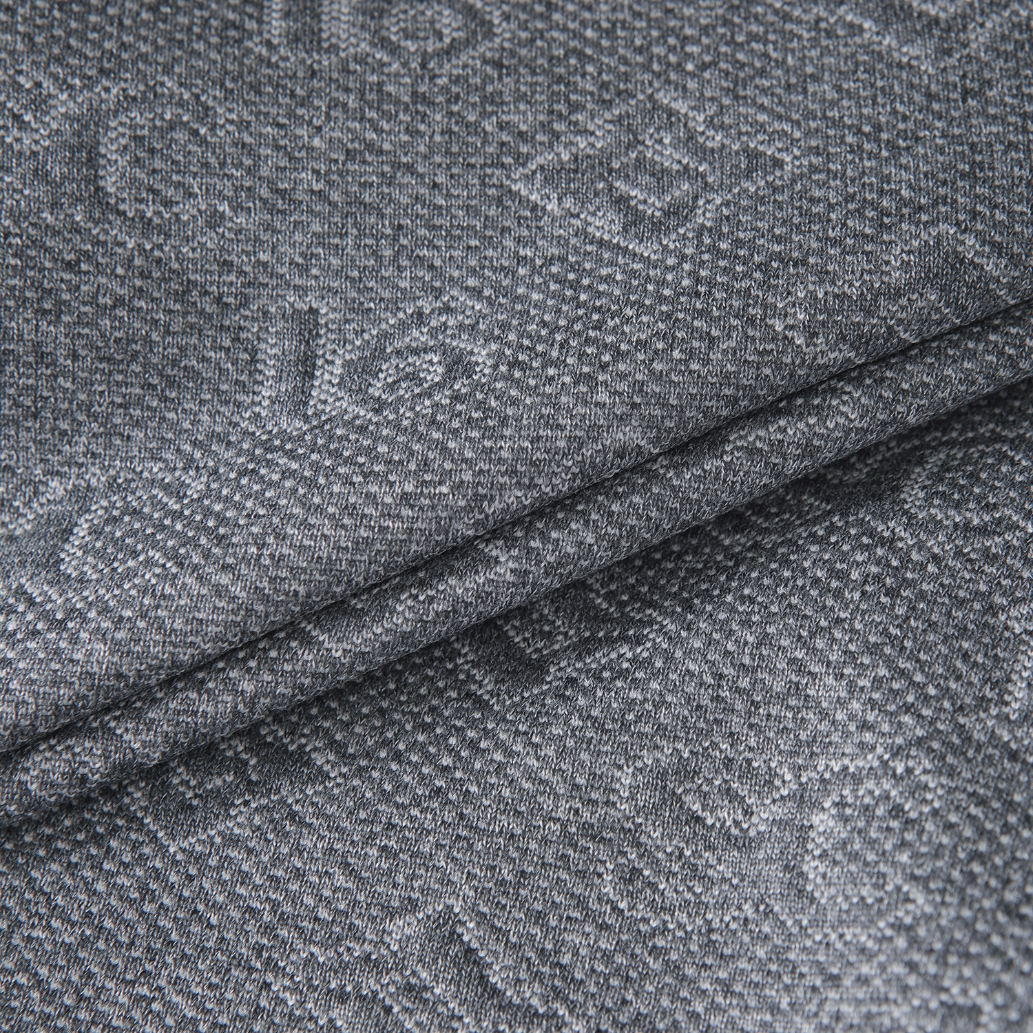 사우스케이프 여성 모노그램 패턴 자카드 팬츠_차콜 그레이