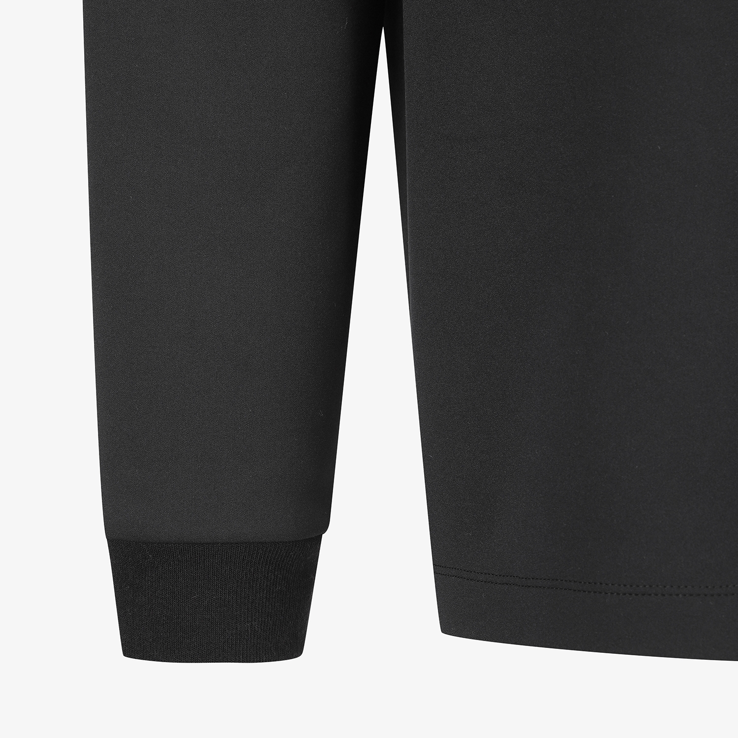 사우스케이프 남성 수퍼라이프 로고 하이넥 스웨트 셔츠_블랙