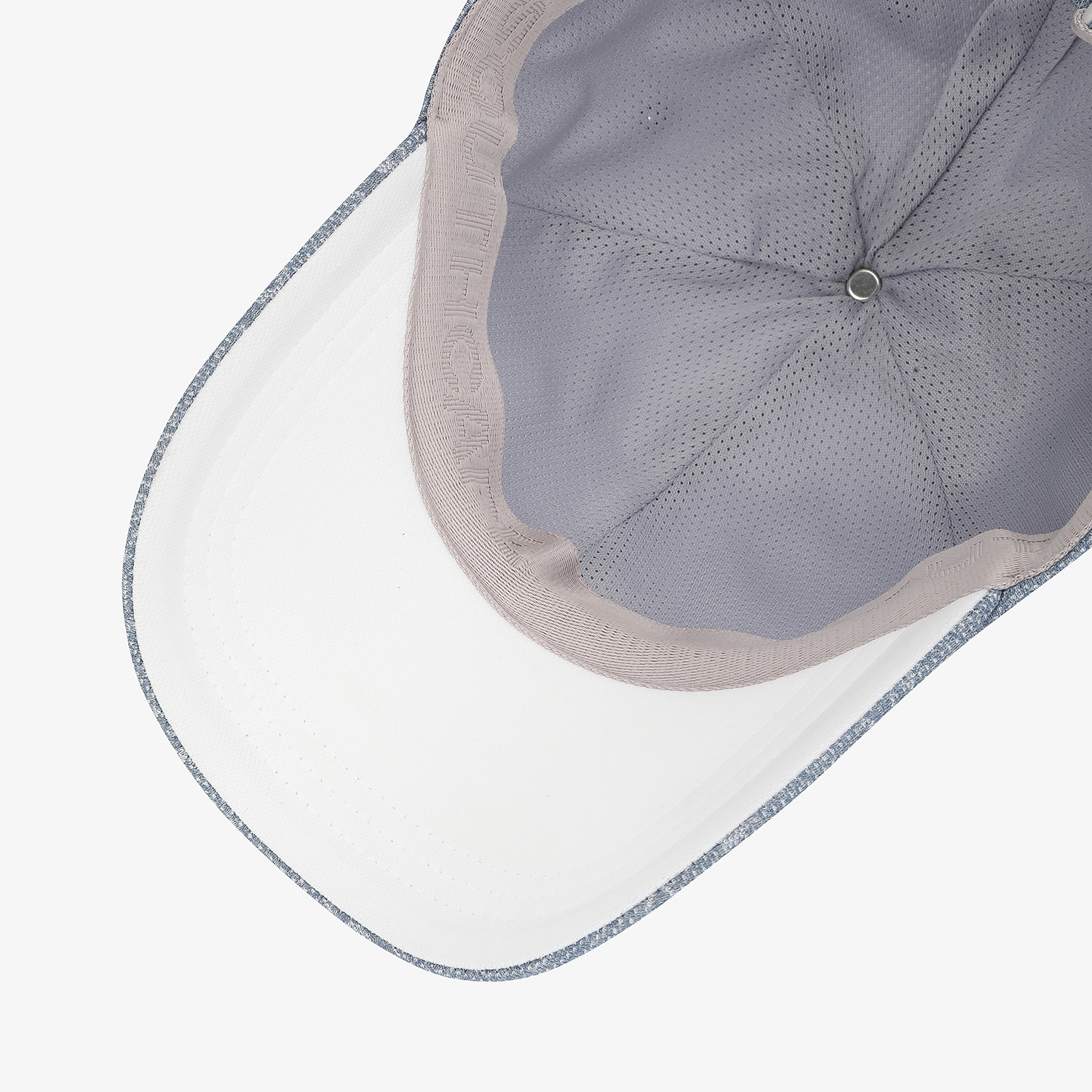 사우스케이프 여성 모노그램 패턴 자카드 레이스업 볼 캡_블루