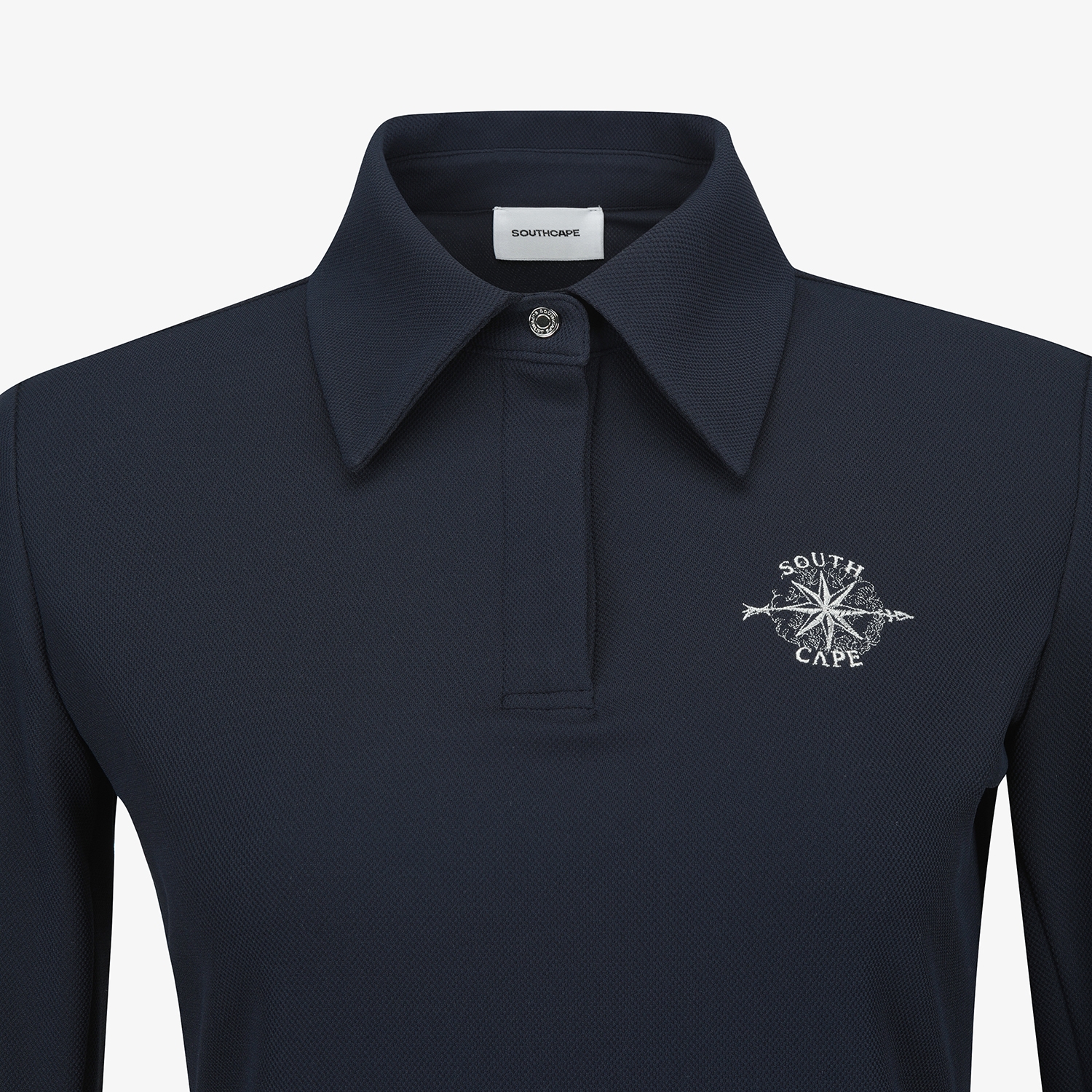 여성 사우스크로스 베이직 카라 티셔츠_네이비