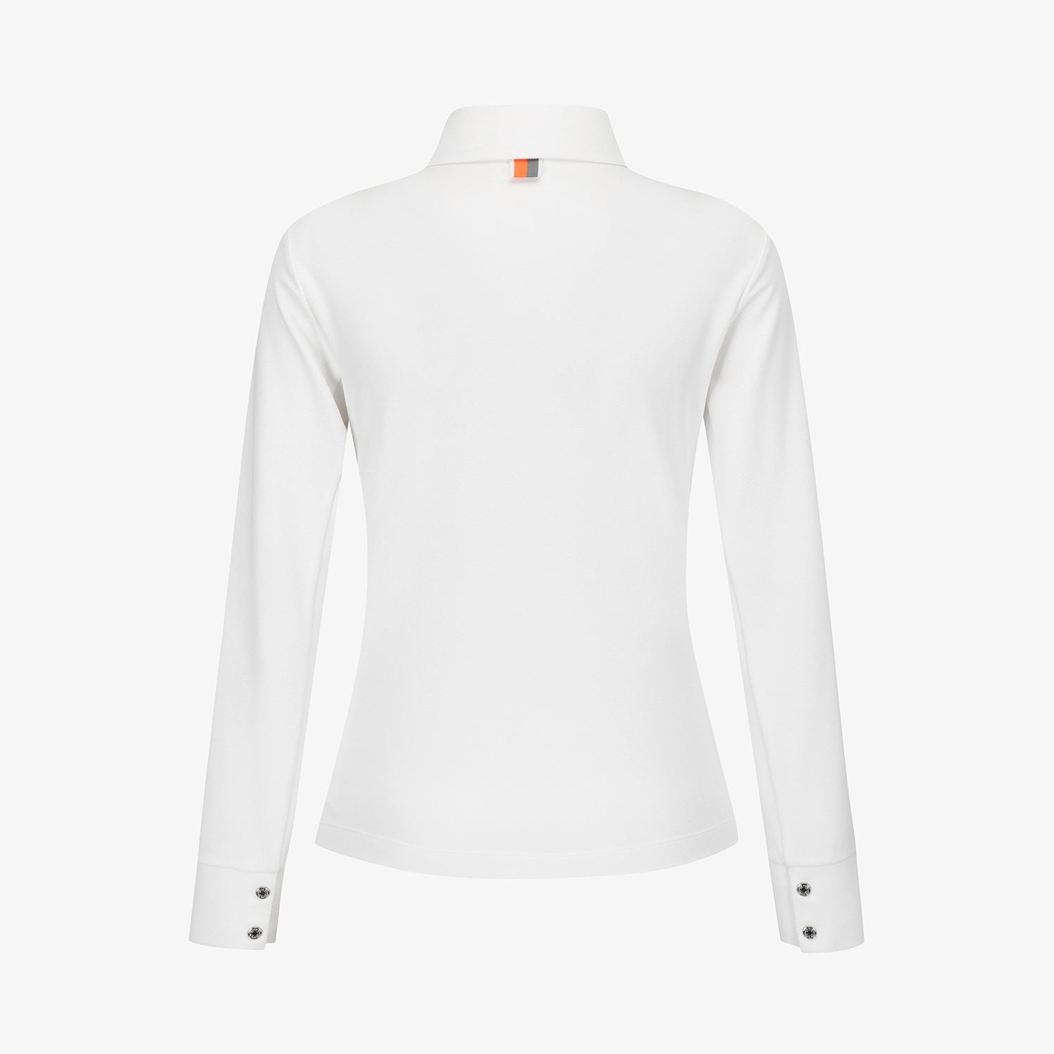 여성 사우스크로스 베이직 카라 티셔츠_화이트