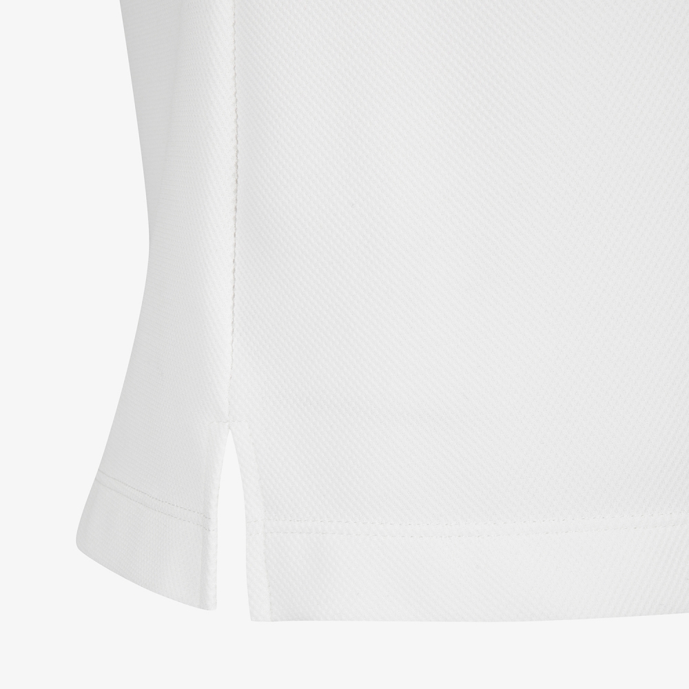 여성 사우스크로스 베이직 카라 티셔츠_화이트