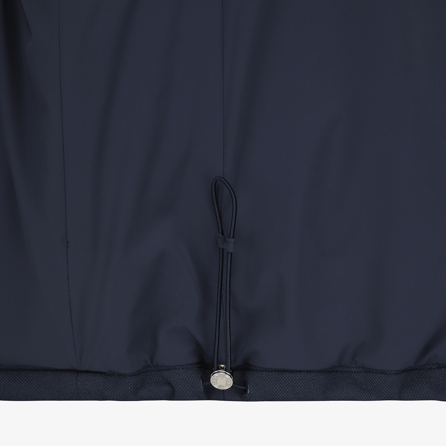 여성 사우스크로스 배색 카라 저지 베스트_네이비