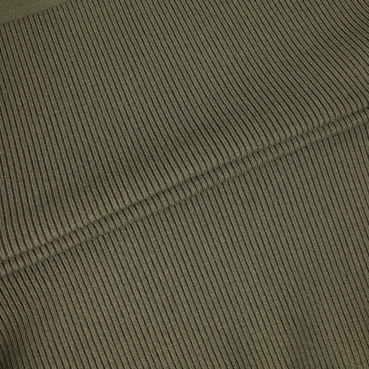 사우스케이프 남성 스트라이프 텍스쳐 하프 집업 니트_카키