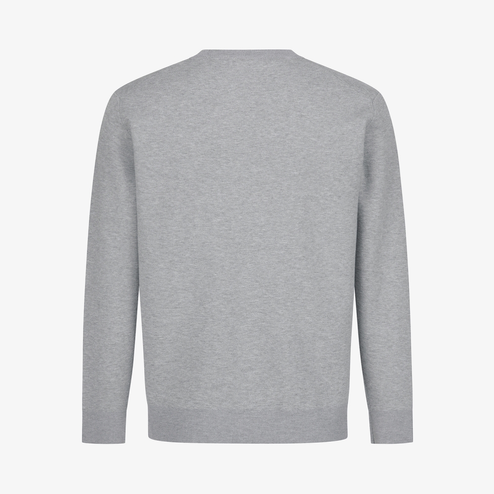 사우스케이프 남성 남해 헤리티지 자카드 니트 풀오버_그레이