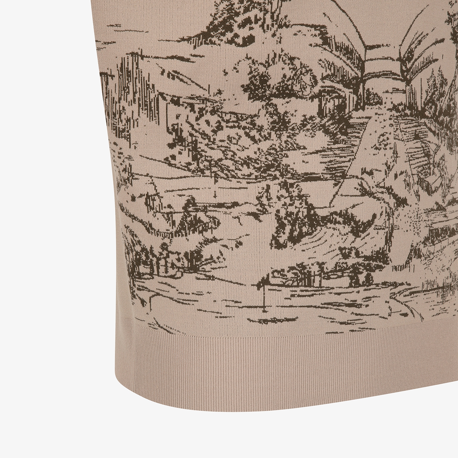 사우스케이프 남성 남해 헤리티지 브이넥 니트 베스트_베이지