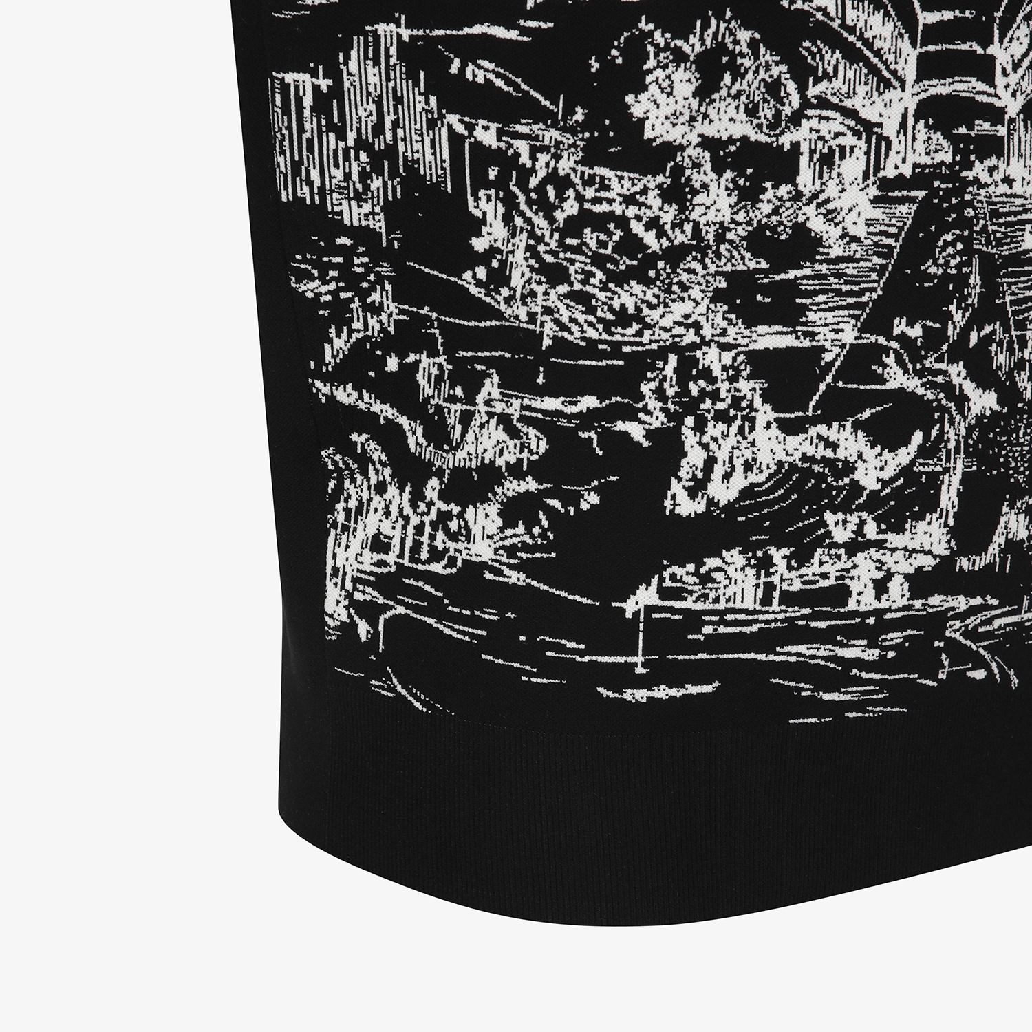 사우스케이프 남성 남해 헤리티지 브이넥 니트 베스트_블랙