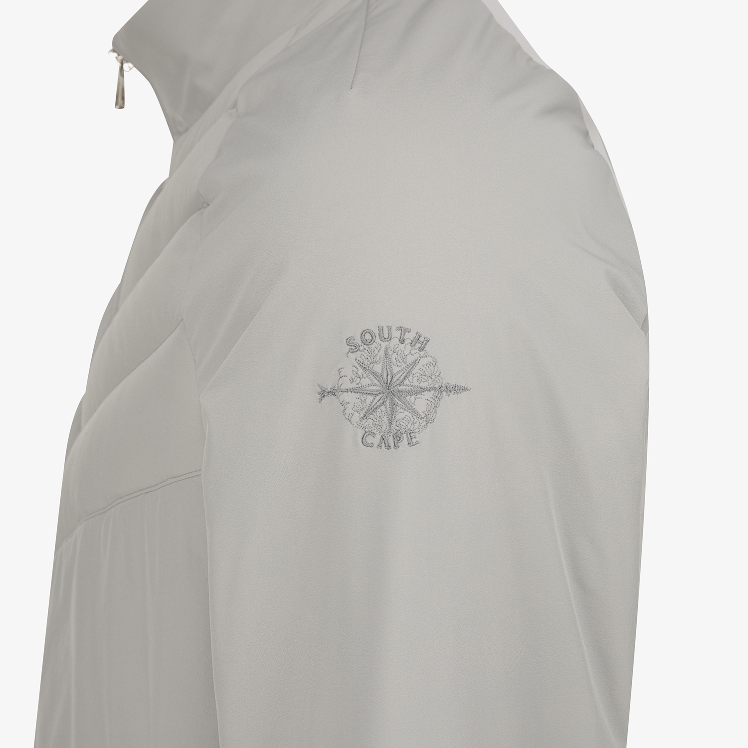 사우스케이프 남성 패널 액티브 패딩 점퍼_라이트 그레이