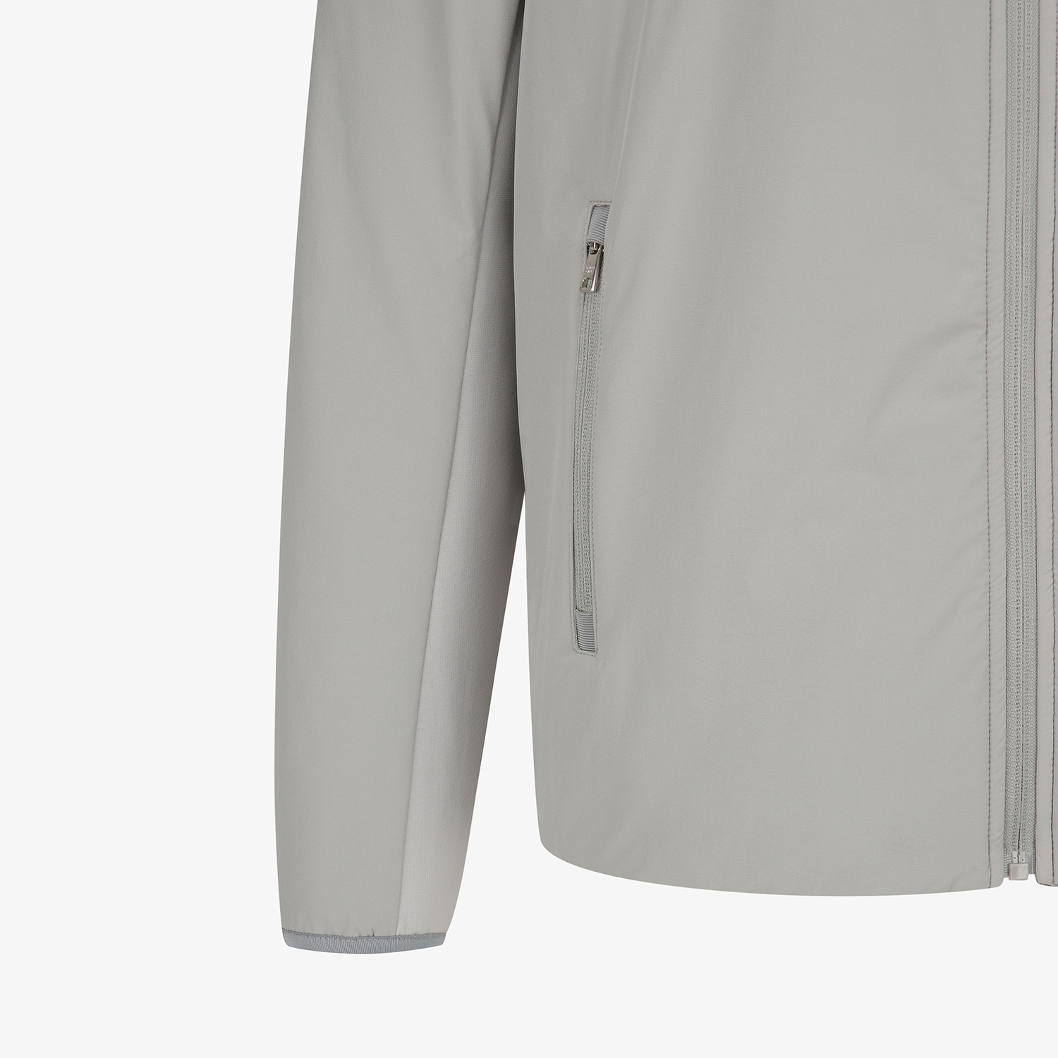 사우스케이프 남성 패널 액티브 패딩 점퍼_라이트 그레이