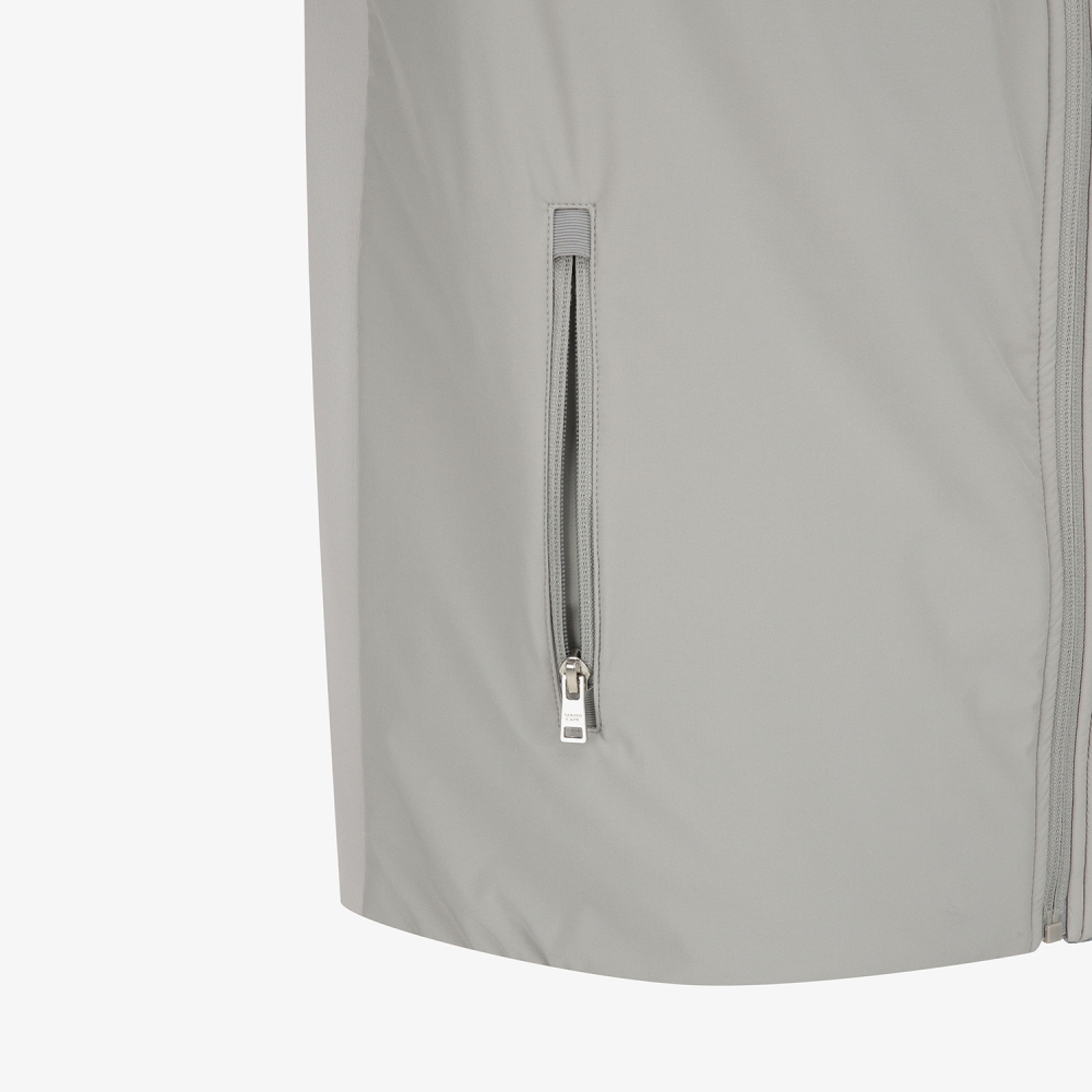 사우스케이프 남성 패널 액티브 패딩 점퍼_라이트 그레이