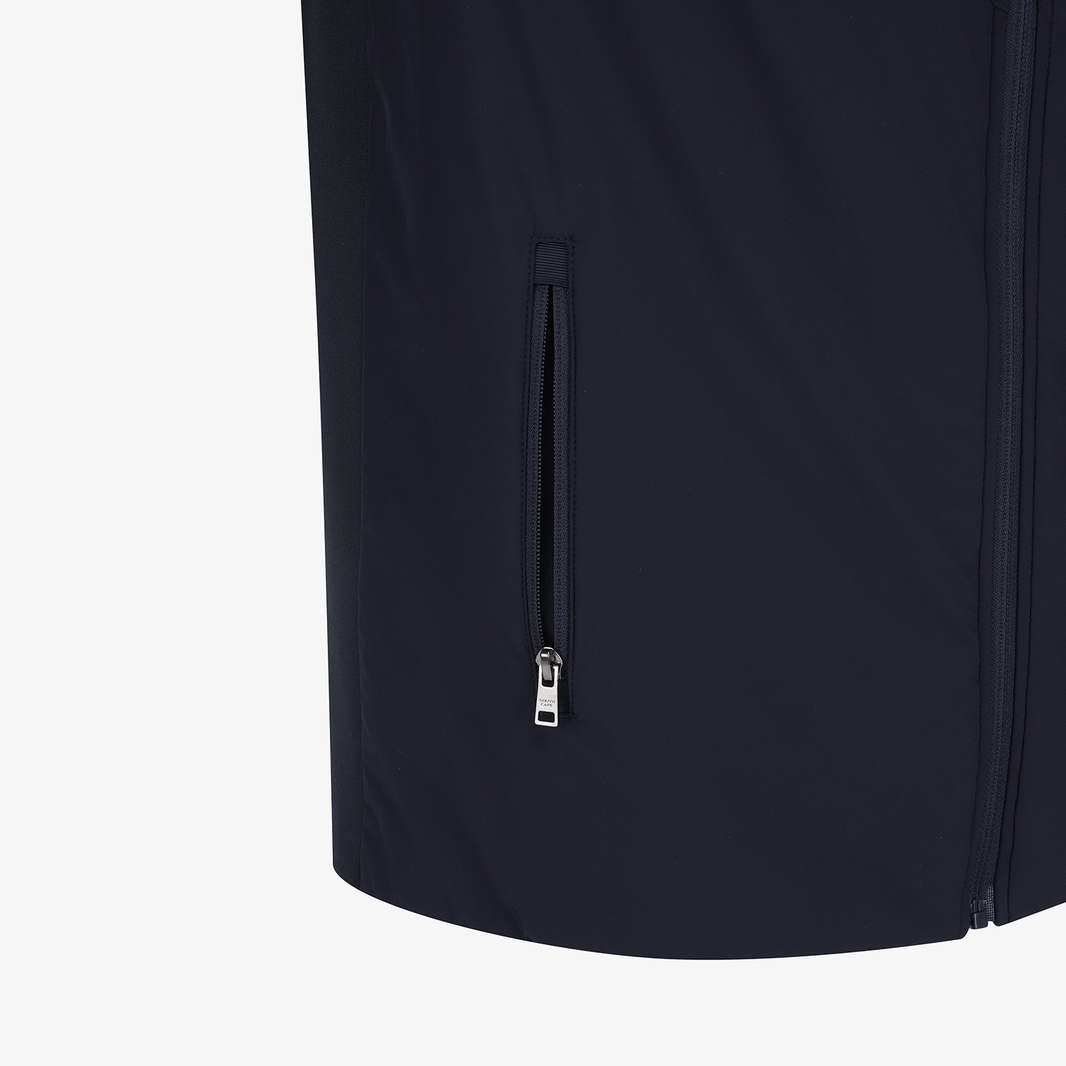 사우스케이프 남성 패널 액티브 패딩 점퍼_네이비