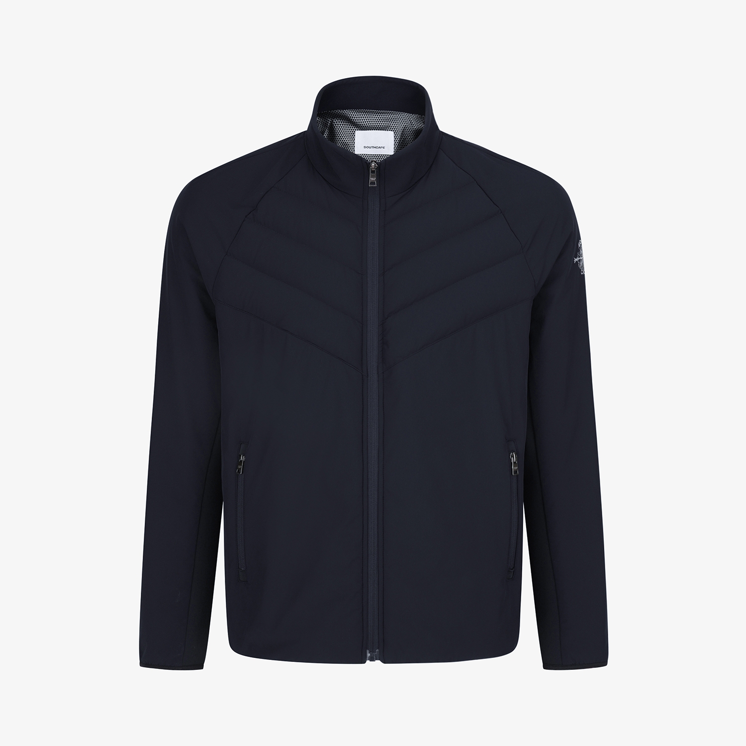사우스케이프 남성 패널 액티브 패딩 점퍼_네이비