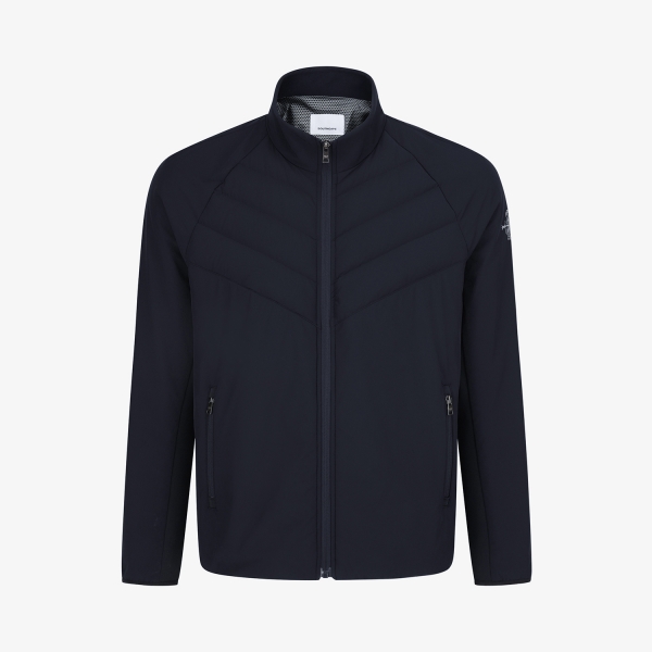 사우스케이프 남성 패널 액티브 패딩 점퍼_네이비