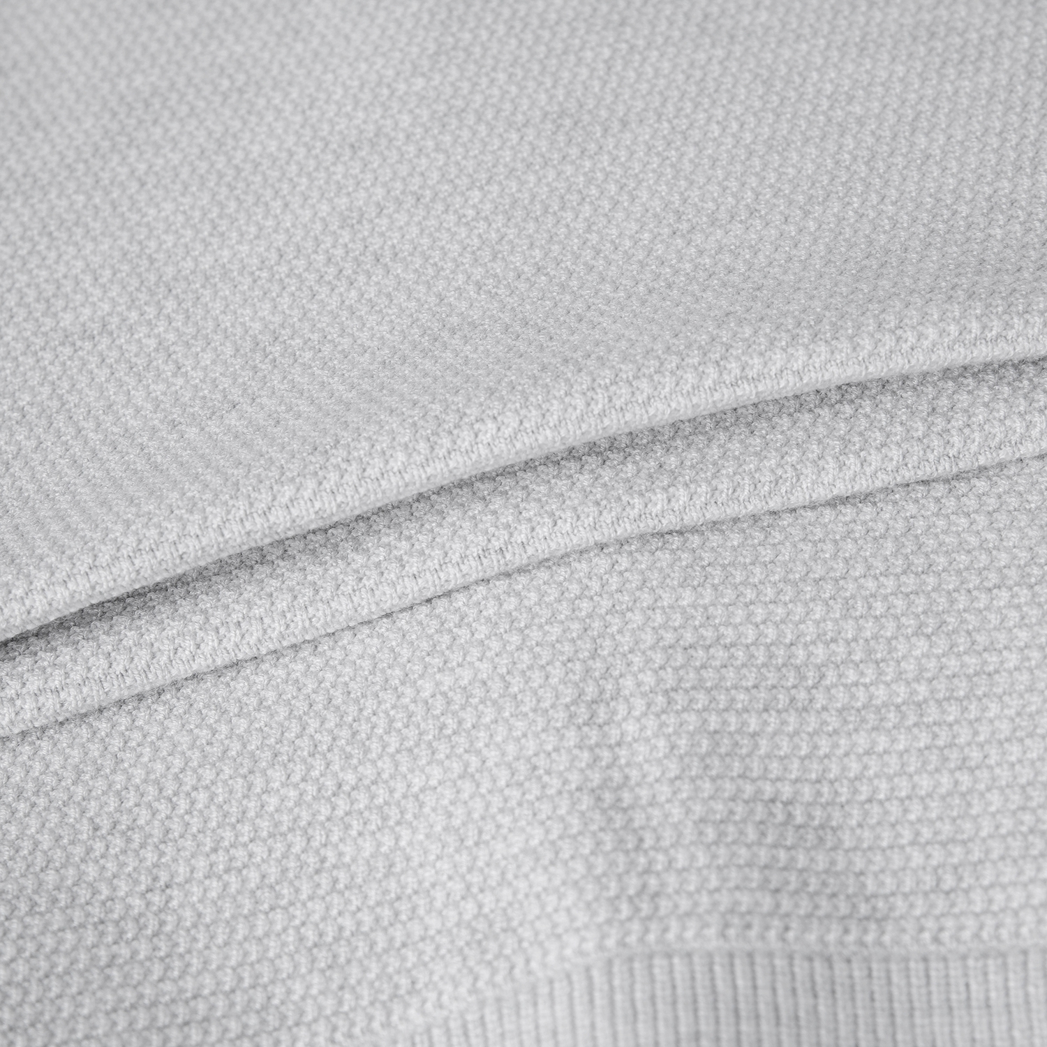 사우스케이프 여성 배색 로고 후드 니트 가디건_라이트 그레이